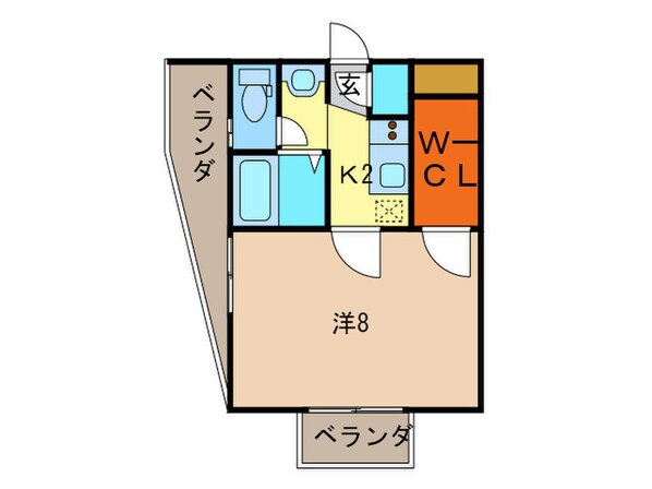 ビガ－ポリス１３３宝塚の物件間取画像